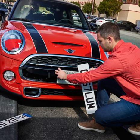 Black & Silver Number Plates